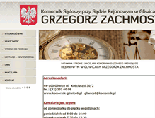 Tablet Screenshot of komornik-gliwice6.pl